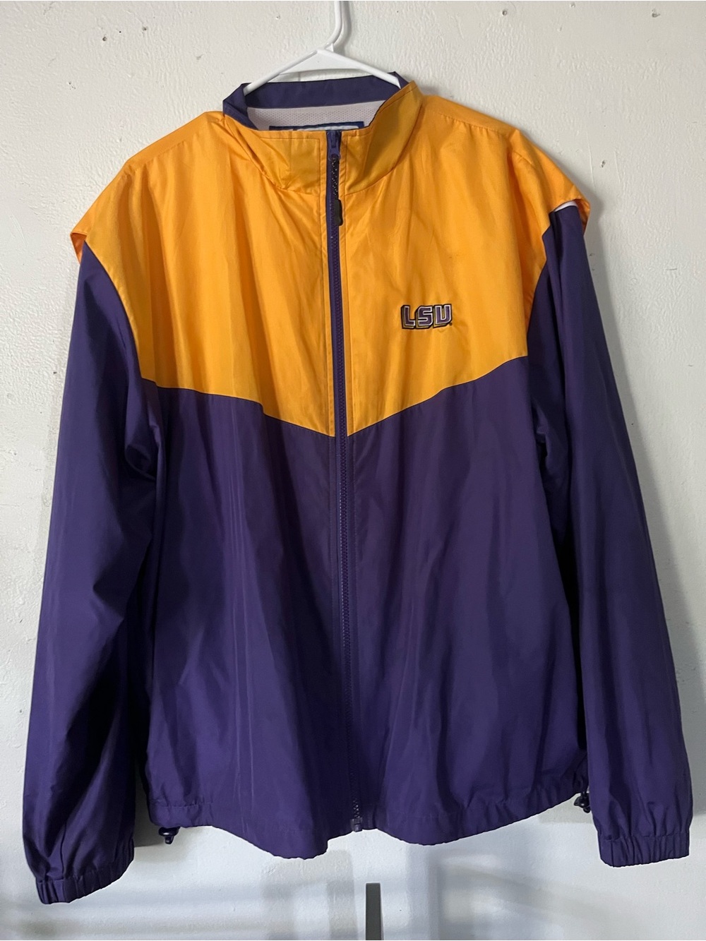 Men’s Purple & Gold Windbreaker Jacket